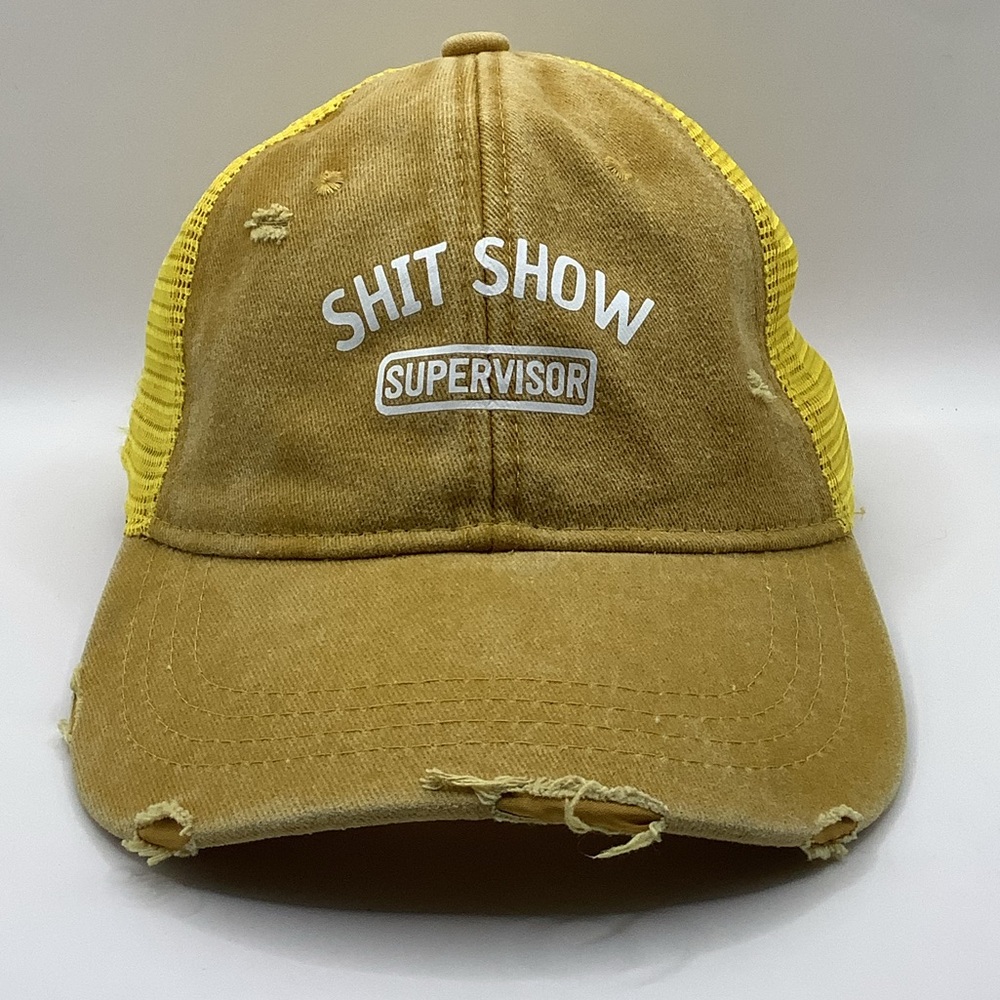 Shit Show Supervisor Adjustable Hat